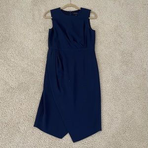 J.Crew asymmetrical sheath dress, size: 6, excellent work dress